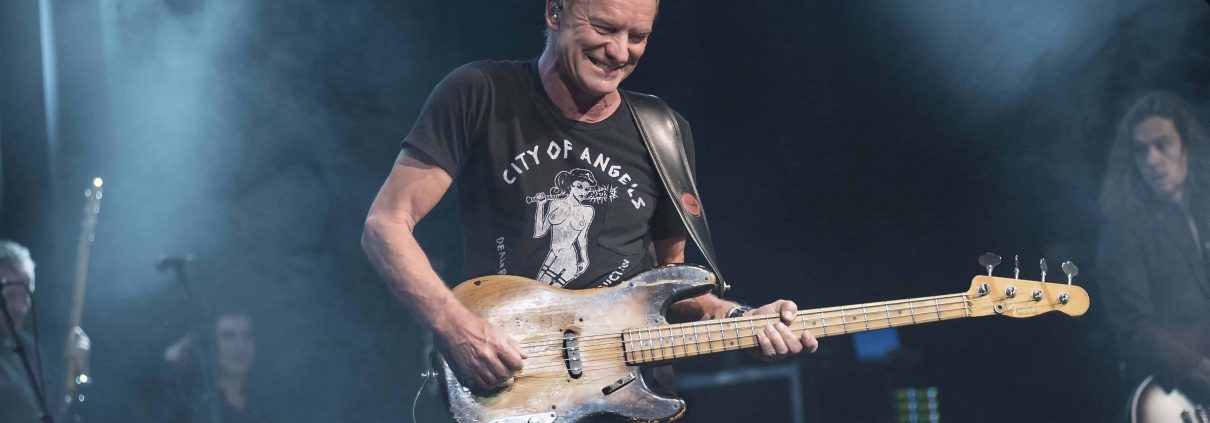 Sting plays Bass