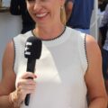 Barbara Schett mit Mats Wilander als Eurosport-Duo, French Open 2023