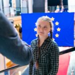 Greta Thunberg im EU-Parlament 2019