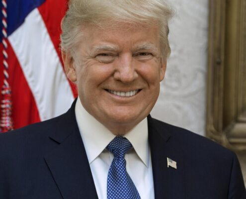 Offizielles Präsidentenporträt Donald Trump (2017)