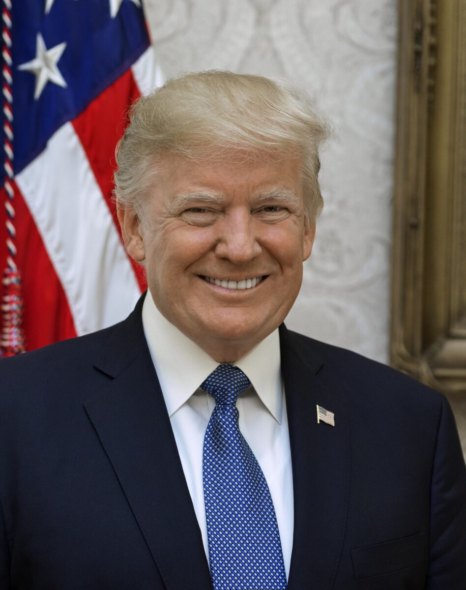 Offizielles Präsidentenporträt Donald Trump (2017)