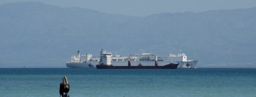 USNS Comfort, Bugansicht (US Navy)