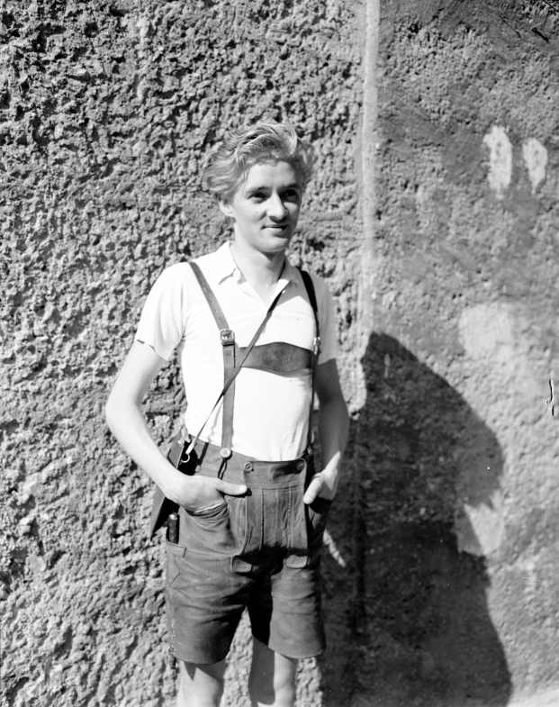 Porträt des Schauspielers Oskar Werner (USIS-Archivfoto)