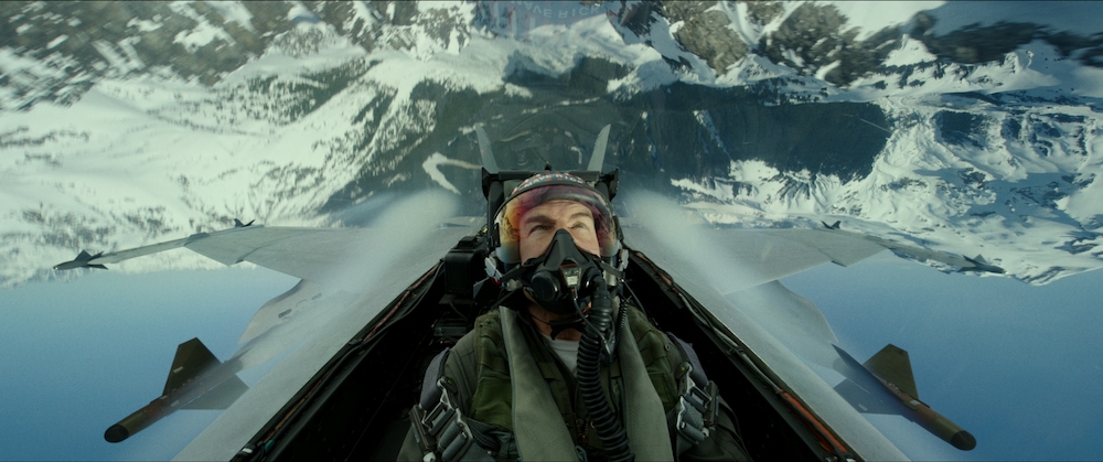 Tom Cruise im Cockpit eines Jets