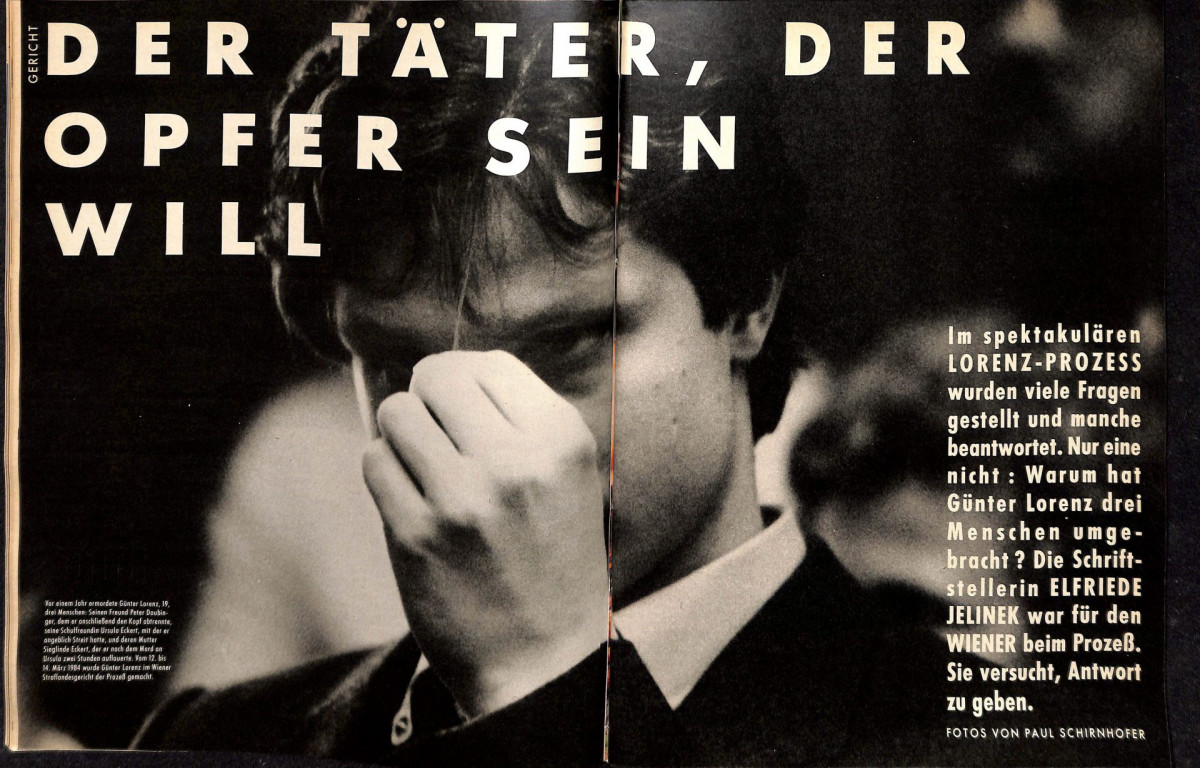 DER TÄTER, DER OPFER SEIN WILL