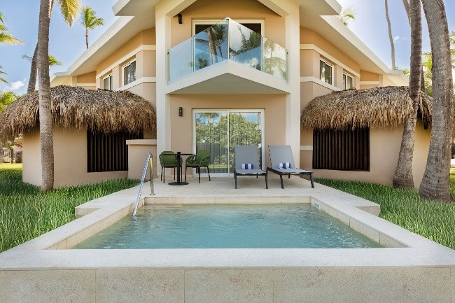 Poolvilla im Grand Palladium Select Bávaro, einem All-Inclusive-Resort der Palladium Hotel Group in der Dominikanischen Republik