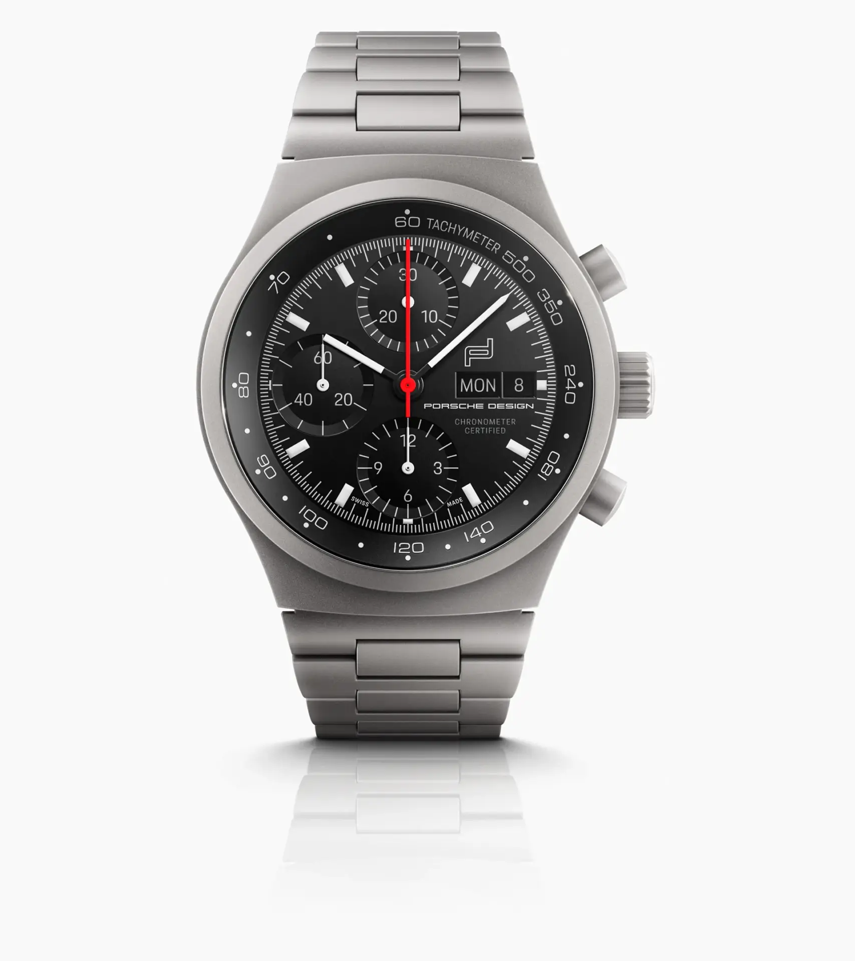 Porsche Design Chronograph 1 All Titanium Numbered Edition mit glasperlgestrahltem Titangehäuse