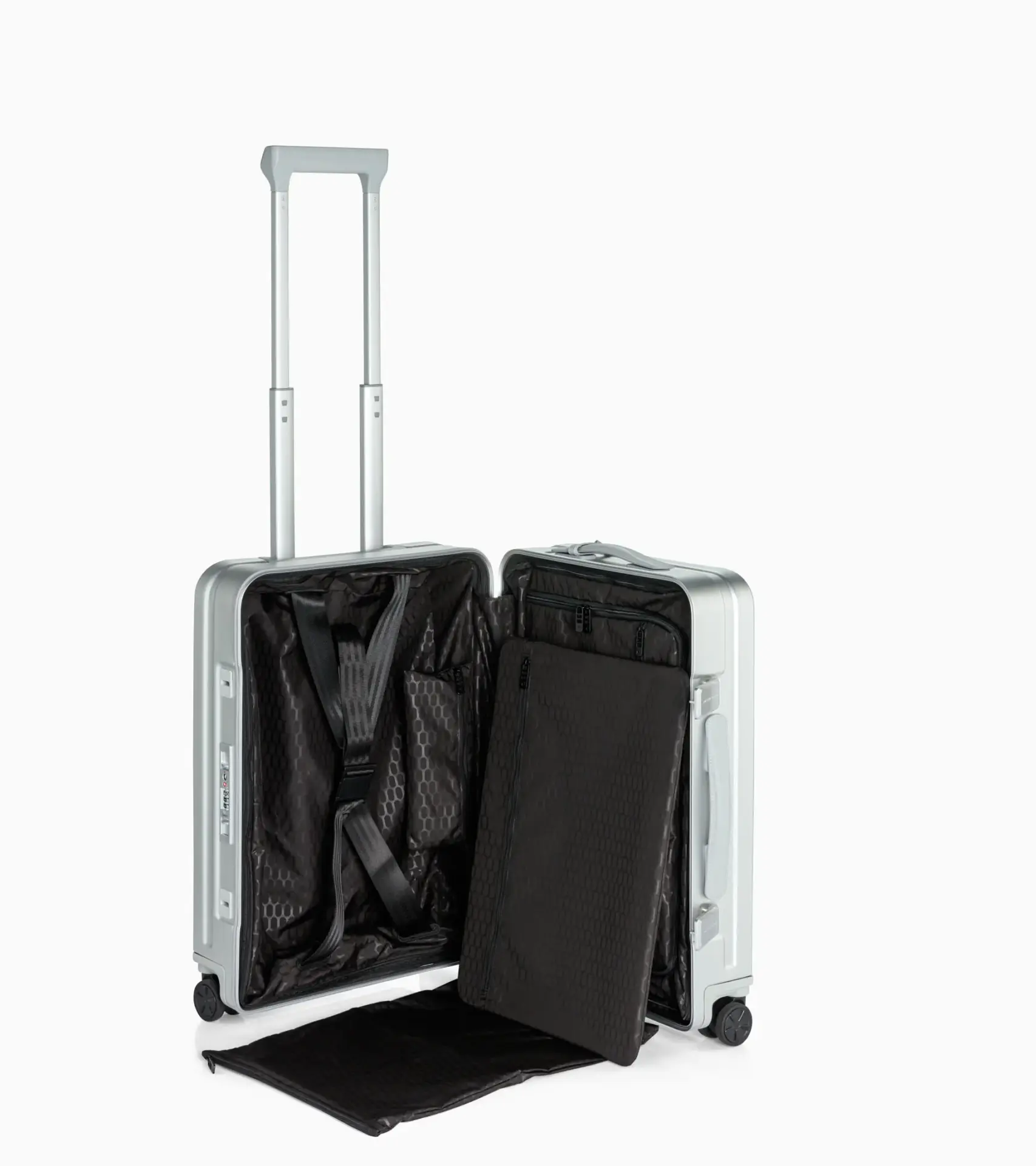Roadster Aluminum Trolley von Porsche Design, Detailansicht der Aluminium-Konstruktion