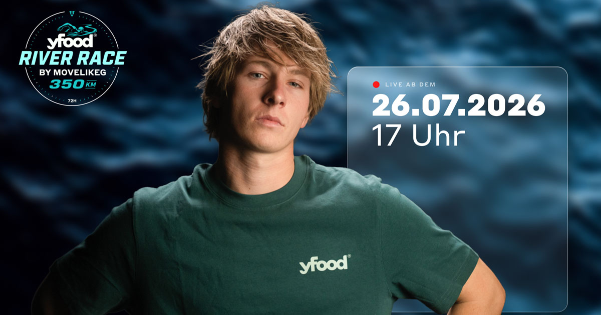 River Race 350: Marinus Obermair schwimmt die Donau durch Österreich