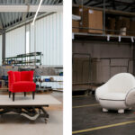 Wittmann ALLEEGASSE Fauteuil und KOLINAS Fauteuil, Entwürfe von Josef Hoffmann bei Wittmann