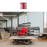 Wittmann FREISCHWINGER Fauteuil in der Jubiläumsfarbe Rot