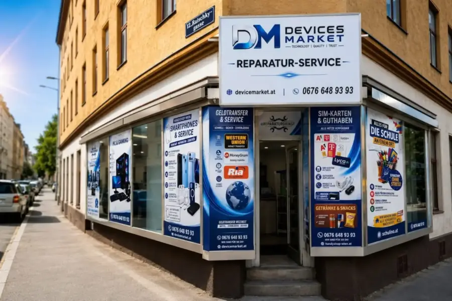 Ein Schaufenster wacht in Meidling auf