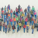 Sabrina Horak, Crowd X/2, 2011, Acryl auf Aluminium