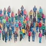 Sabrina Horak, Crowd X/3, 2011, Acryl auf Aluminium