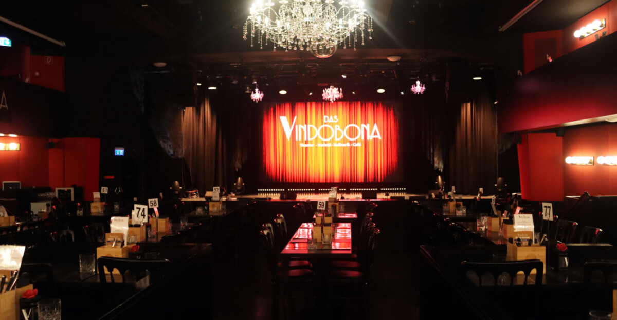 Der Theatersaal des Varietés Das Vindobona in Wien