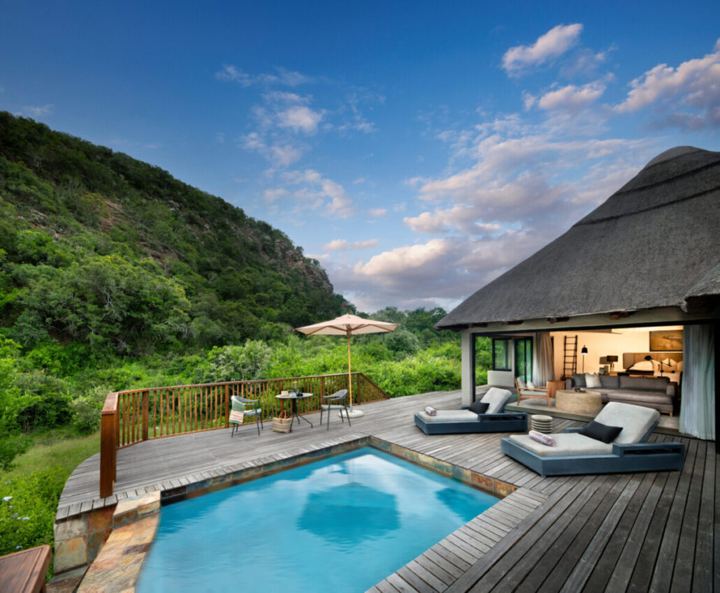 Eagles Crag Lodge im Shamwari Private Game Reserve, Südafrika
