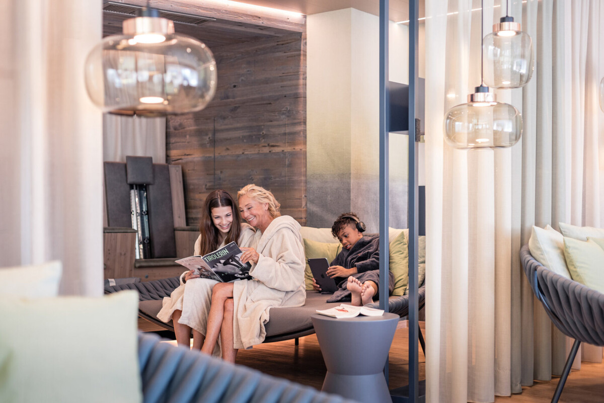 Family Spa im Stock Resort Finkenberg, Wellnessbereich für Familien