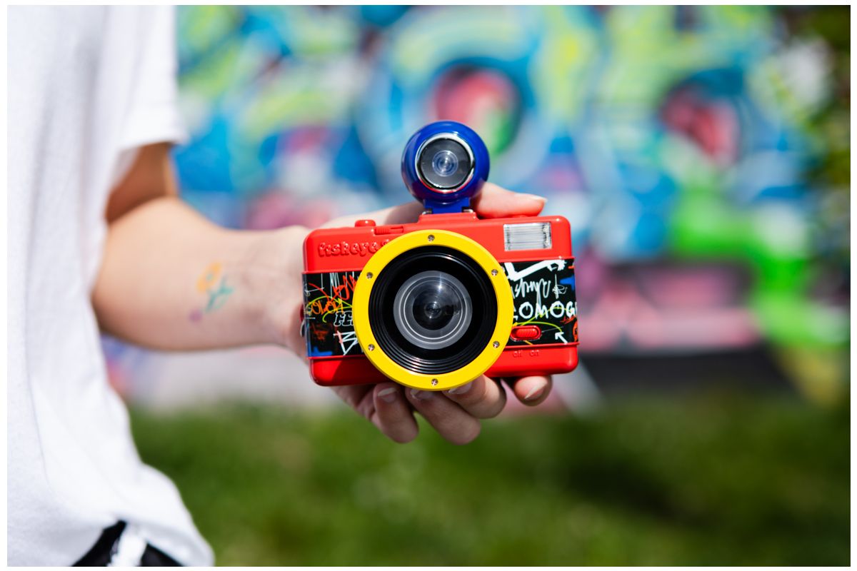 Analoge Fisheye-Aufnahme mit der Lomography Graffiti Edition
