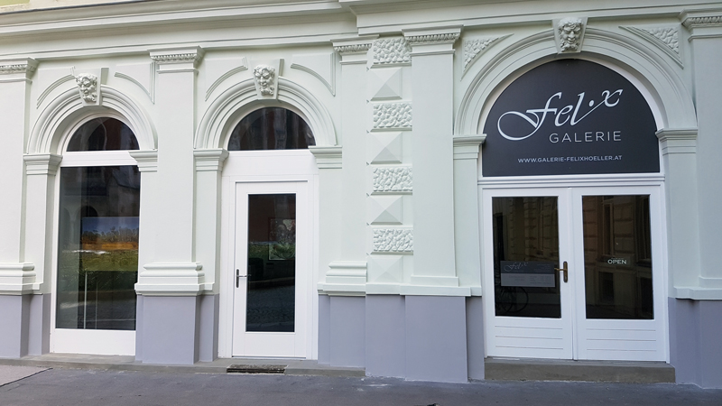 Innenansicht der Galerie Felix Höller in Wien