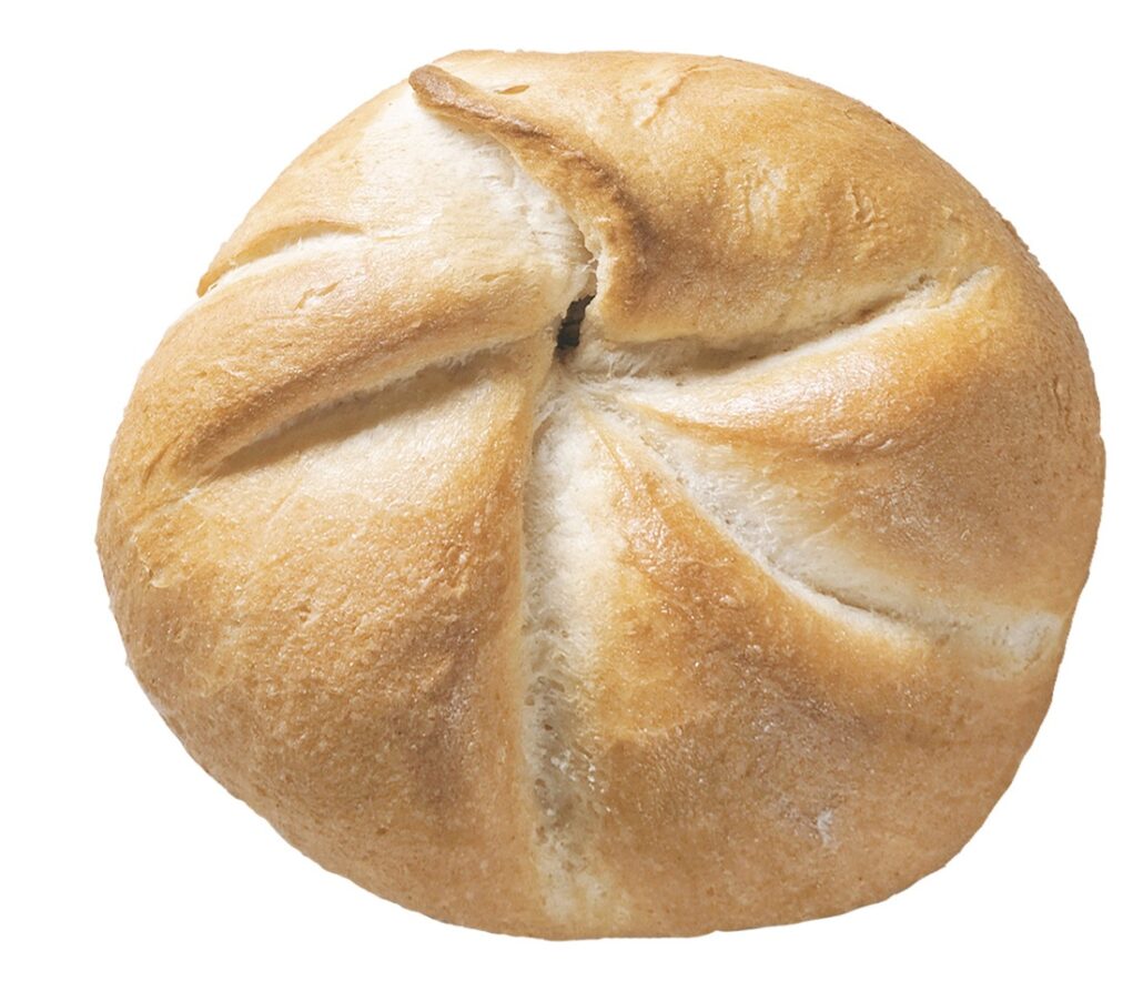 Perfekt geschlagene Handsemmel der Wiener Bäckerei Geier
