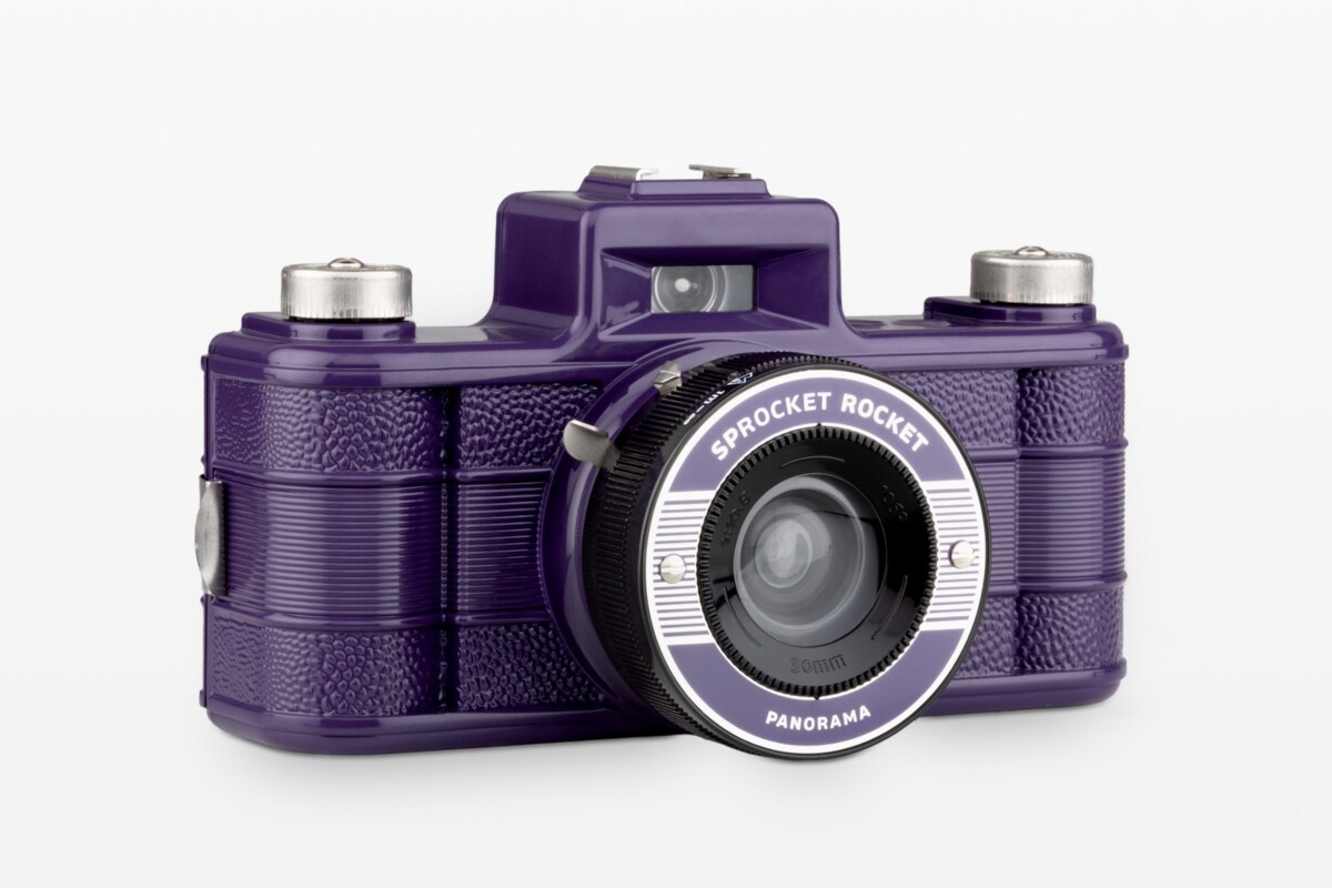 Sprocket Rocket Ultra Violet, Seitenansicht mit Rückspulrad