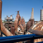 Industriekulisse der Völklinger Hütte, Schauplatz der Urban Art Biennale, © Eike Dubois/TZS