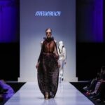 Designer-Look auf dem Runway der Vienna Fashion Week.26 in Wien