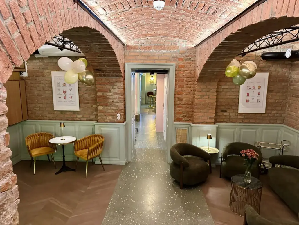 Der Salon von George's Bar am Gaudenzdorfer Gürtel, Wien