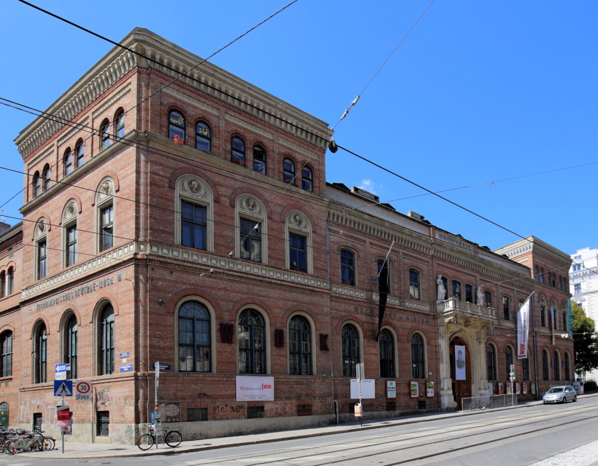 Das WUK, Werkstätten- und Kulturhaus, im 9. Bezirk Alsergrund