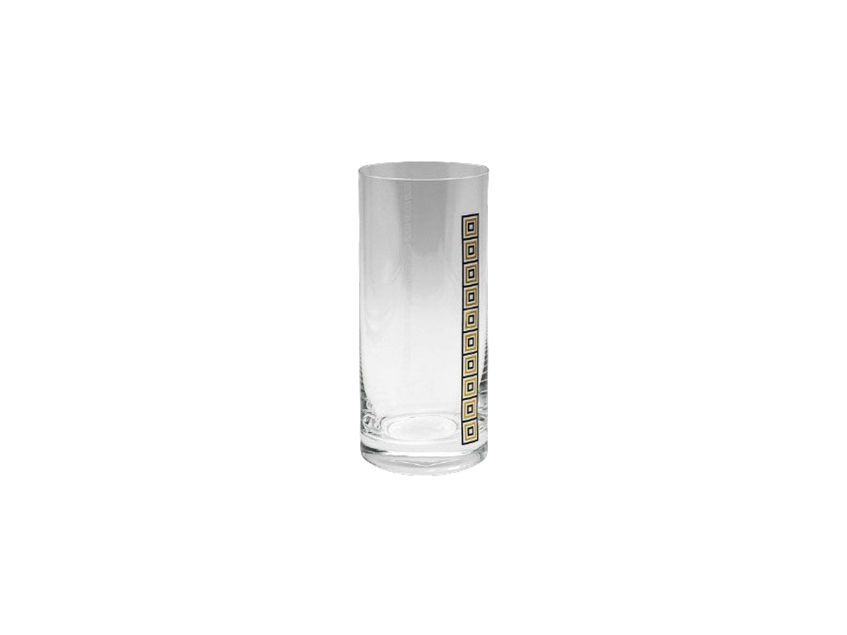 Weihnachtsgeschenke der Österreichischen Werkstätten: Kristallgläser im Hoffmann-Quadrat-Design