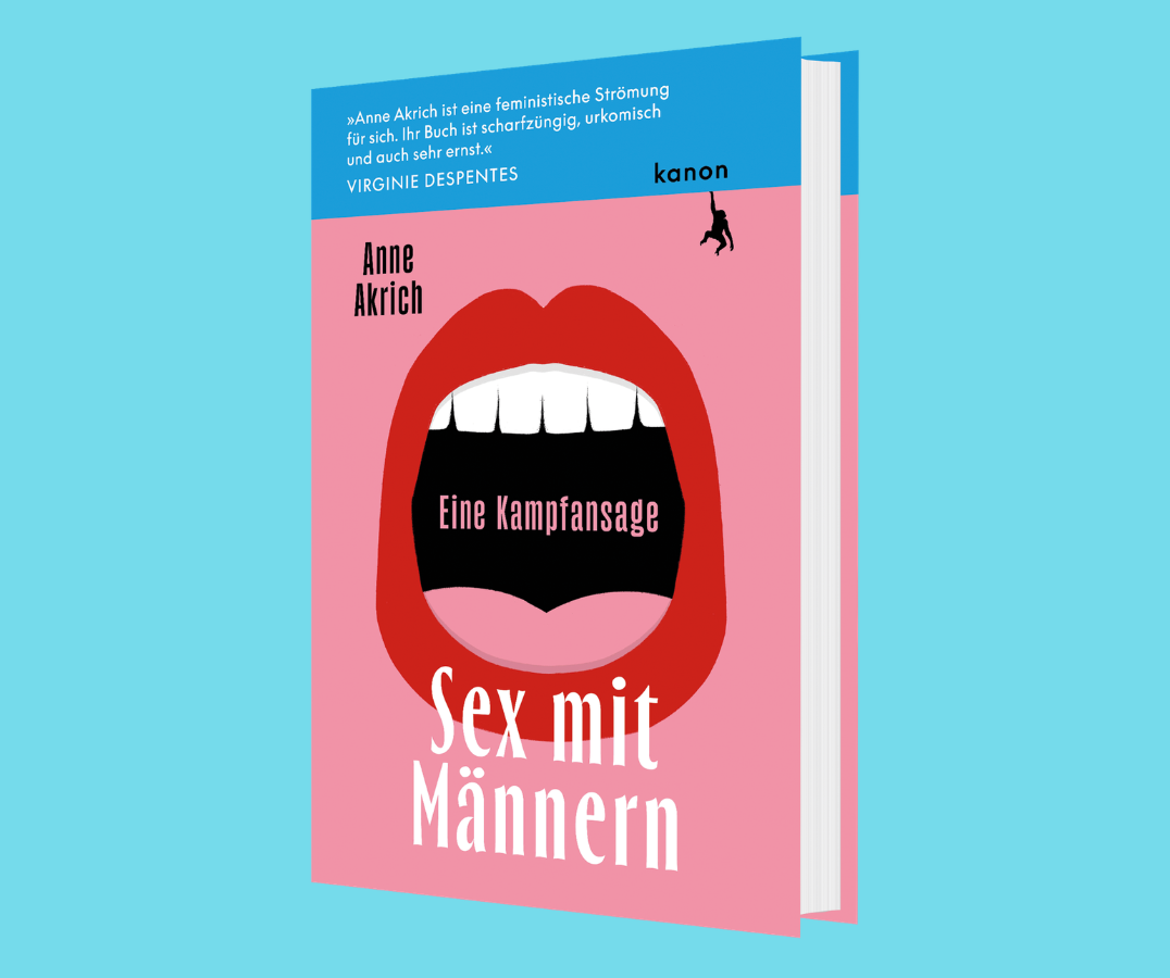 Buchcover von Anne Akrichs „Sex mit Männern“ im Kanon Verlag
