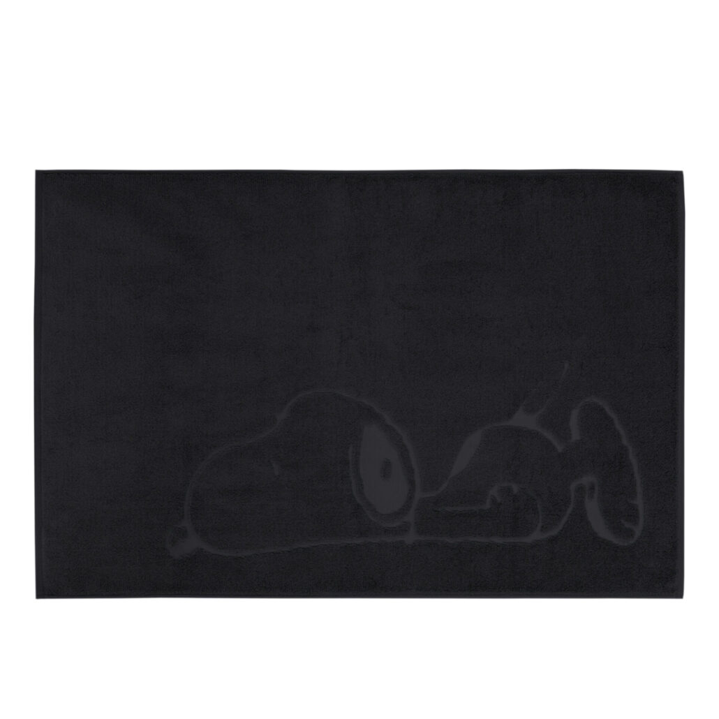 VOSSEN Snoopy Dreams Badvorleger in Schwarz