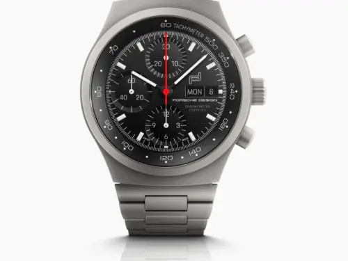 Porsche Design Chronograph 1 All Titanium Numbered Edition mit glasperlgestrahltem Titangehäuse